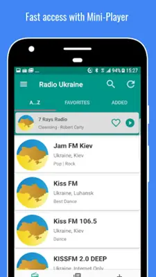 Radio Ukraine android App screenshot 3