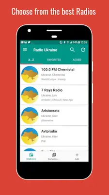 Radio Ukraine android App screenshot 6